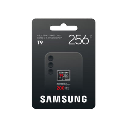 Spominska kartica SDXC 256GB Samsung T9 200MB/130MB U3 V30 UHS-I A2 (MB-MH256T/WW)