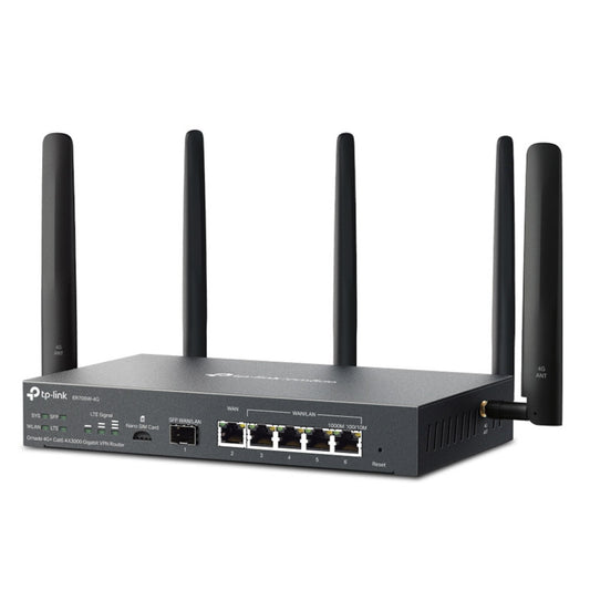 Usmerjevalnik brezžični TP-Link Omada ER706W-4G AX3000 2402Mbit/s 4G 4xLAN+WAN+SFP 5x antena ()