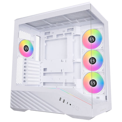 Ohišje Lian-Li Vector V100 MidiATX - bela RGB