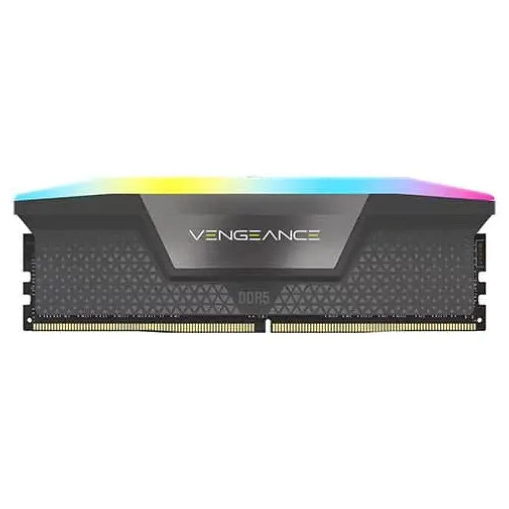 DDR5 16GB 6000MHz CL36 Single (1x16GB) Corsair RGB Vengeance EXPO 1,35V siva (CMH16GX5M1E6000Z36)