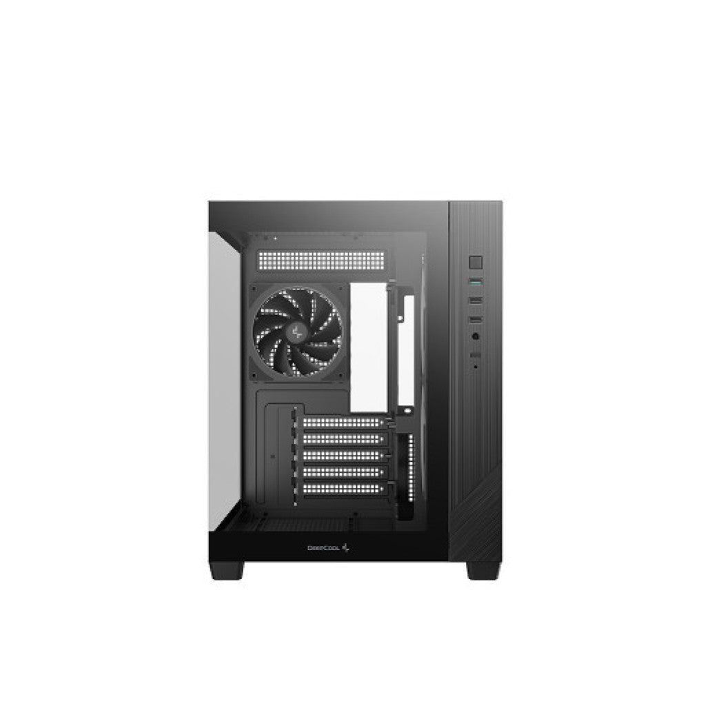 Ohišje Deepcool CG330 3F microATX - črna RGB