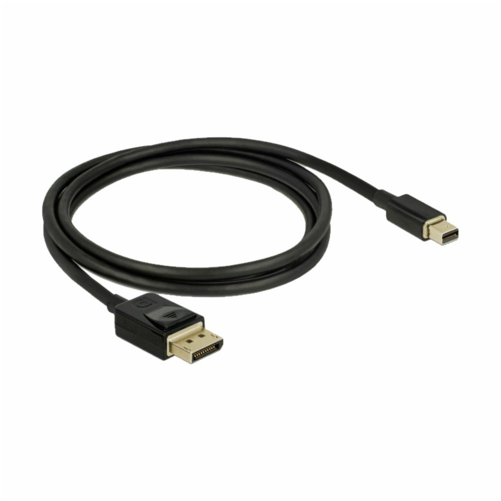 Kabel Display Portmini(m)=>DisplayPort(m) v1.4 1,00m 8K/60Hz črn Delock (84927)