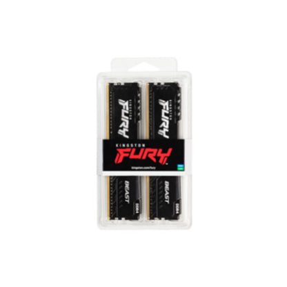 DDR4 64GB 3600MHz CL18 KIT (2x32GB) Kingston Fury Beast XMP2.0 1,35V Gaming črna (KF436C18BBK2/64)
