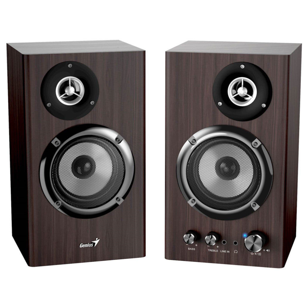 Zvočniki Genius SP-HF1812BT 40W 2.0 (črna-rjava)