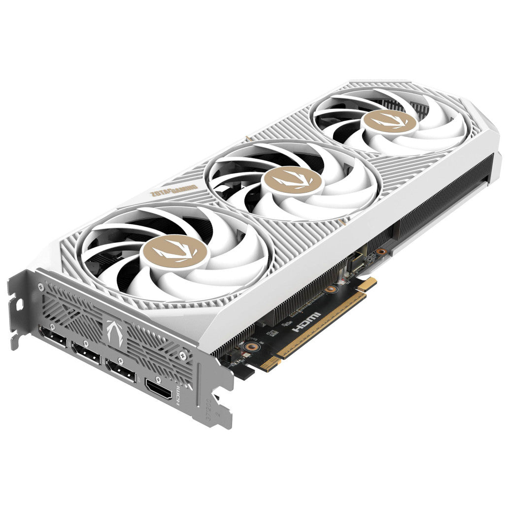 Grafična kartica nVidia RTX5070 Zotac AMP bela - 12GB GDDR7 (ZT-B50700FQ-10P)