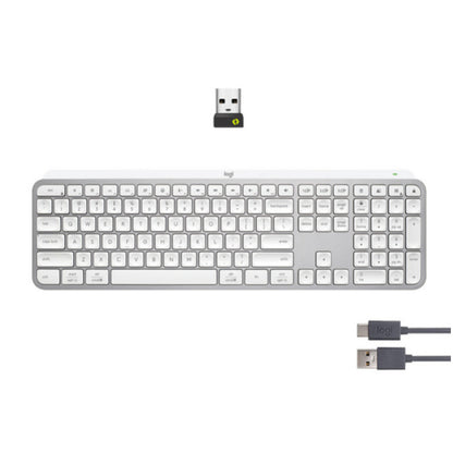 Tipkovnica Bluetooth + USB Logitech MX Keys S UK | SLO gravura siva LED osvetlitev (920-011588)