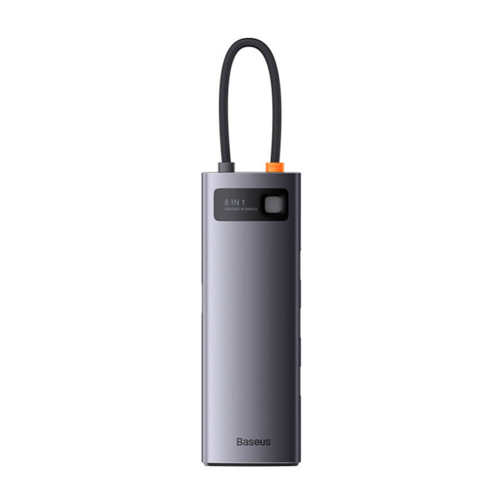 Priklopna postaja USB-C =>BASEUS 1xHDMI 1xVGA 3xUSB3.0 1xUSB-C PD100W Čitalec kartic (WKWG050013)