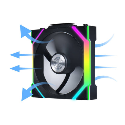 Ventilator Lian-Li UNI FAN SL Wireless Reverse blade 120mm črna ARGB (3 pack + kontroler)