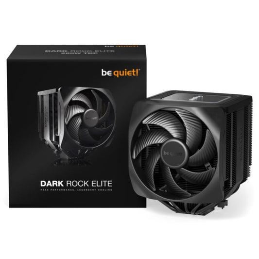Zračni hladilnik be quiet! Dark Rock Elite - 25,8 dB 168mm RGB črna (BK037)