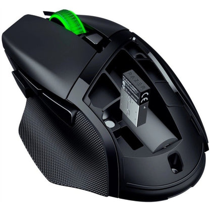 Miš Razer brezžična + Bluetooth Basilisk V3 X Hyperspeed optična gaming 18000DPI RGB črna (RZ01-04870100-R3G1)