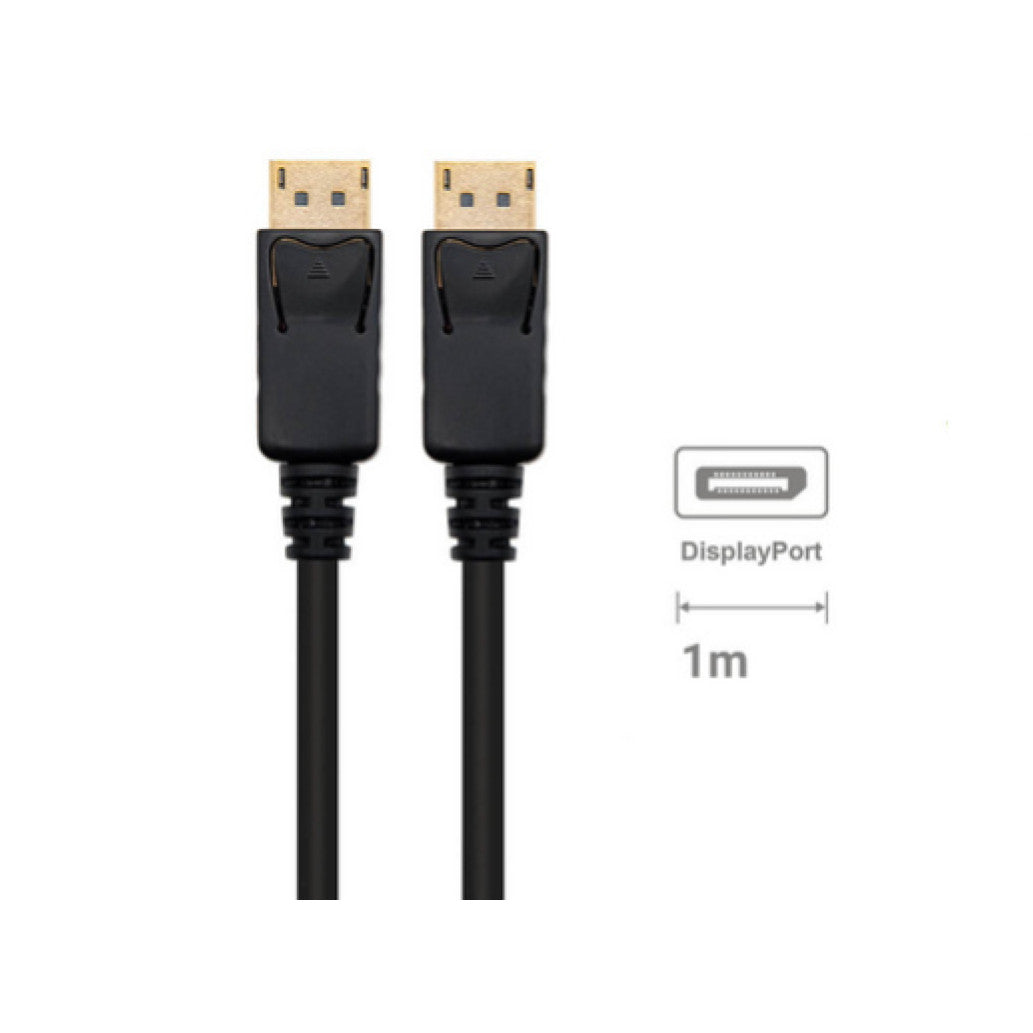 Kabel DisplayPort(m)=>DisplayPort(m) v1.4 1,00m 8K/60Hz črn Ewent (EC1405)