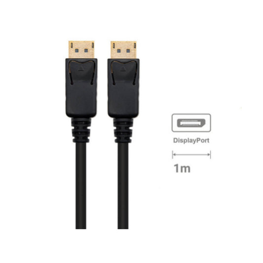 Kabel DisplayPort(m)=>DisplayPort(m) v1.4 1,00m 8K/60Hz črn Ewent (EC1405)