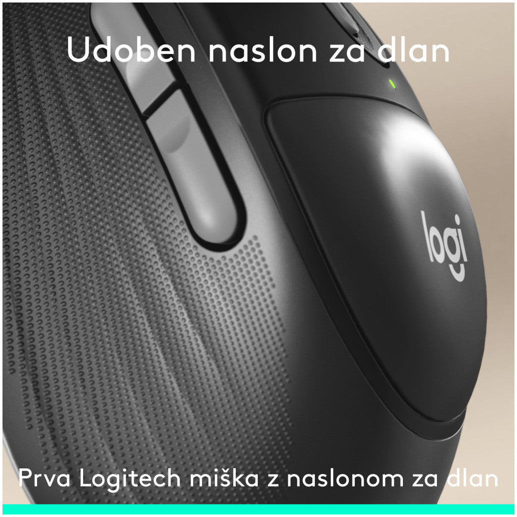 Miš Bluetooth Logitech Signature Comfort Plus M850 L velikost grafitna (910-007715)