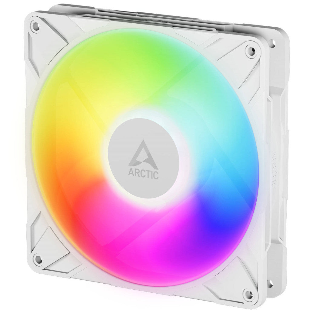Ventilator Arctic P14 Pro PWM 140mm bela ARGB