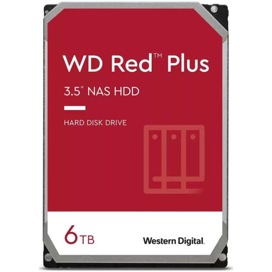 Trdi disk 3,5" 6TB SATA WD RedPlus 5400rpm 256MB (WD60EFPX)