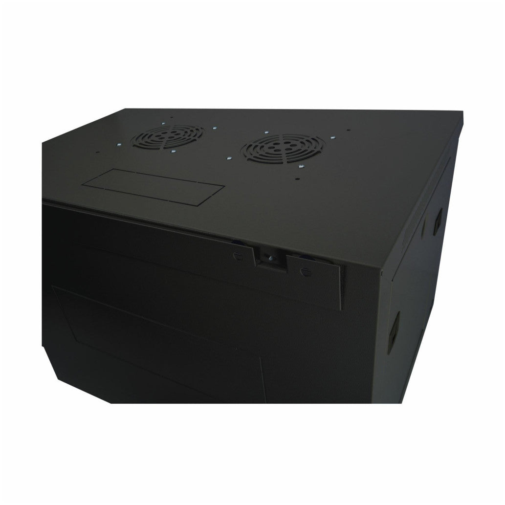 Kabinet zidni Digitus 12U Jeklo črn 600mm 450mm (DN-19 12-U-EC-SW)