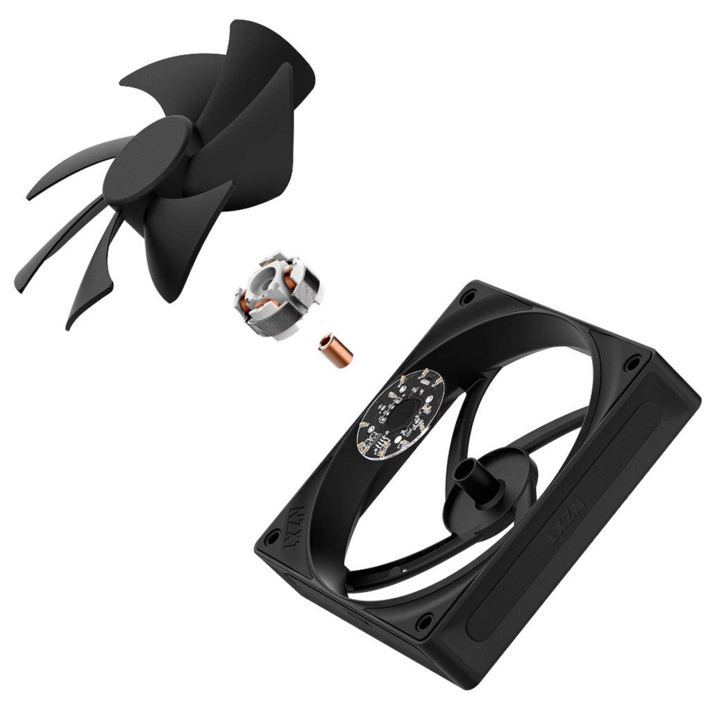Ventilator NZXT F140P V2 PWM 140mm črna