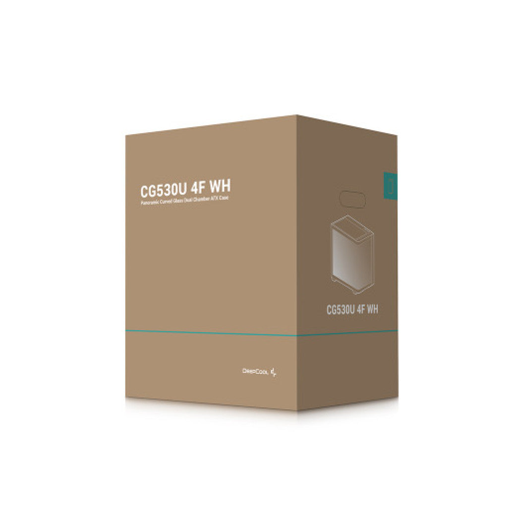 Ohišje Deepcool CG530U 4F WH MidiATX - bel ARGB