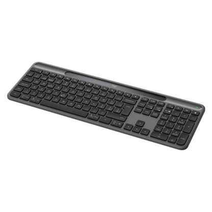 Tipkovnica brezžična + Bluetooth Logitech Signature Slim Solar K980 US international | SLO gravura grafitna (920-013764)