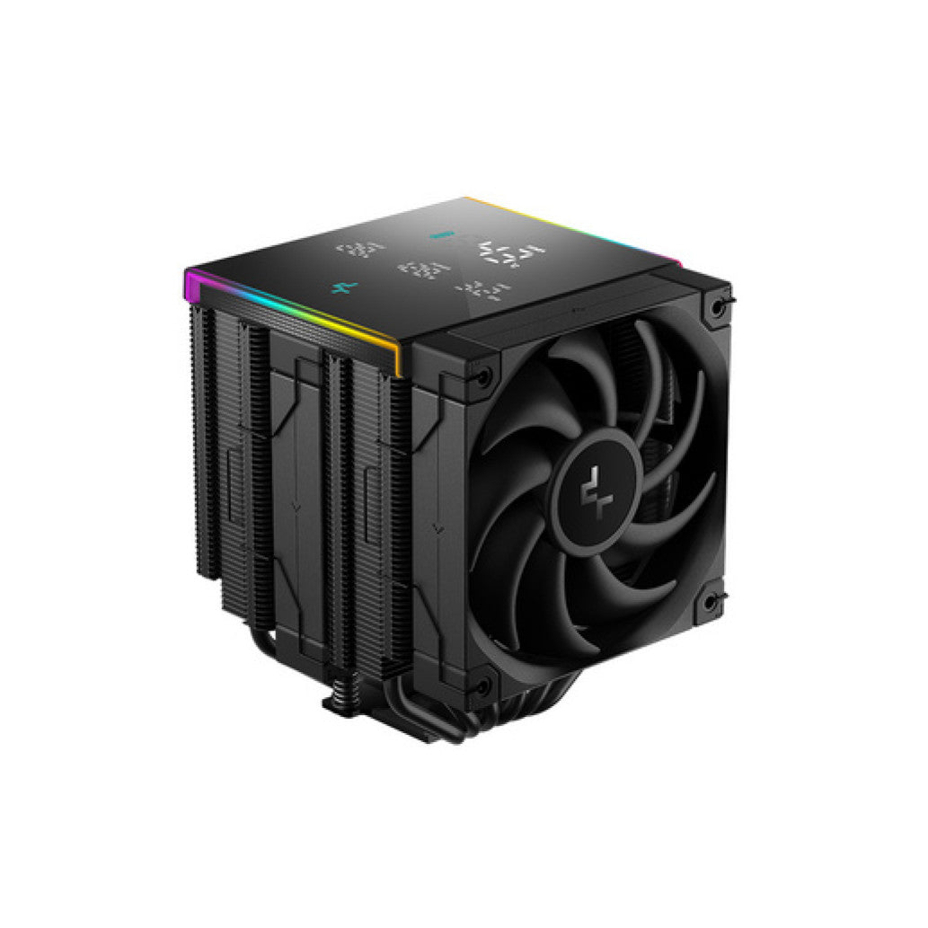 Zračni hladilnik DeepCool AK620 Digital PRO - 25 dB 163mm RGB črna (R-AK620-BKAPMN-G)