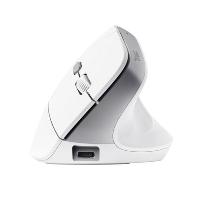 Miš brezžična ergonomska Trust Bayo II 2400DPI 6 gumbov bela (25398)
