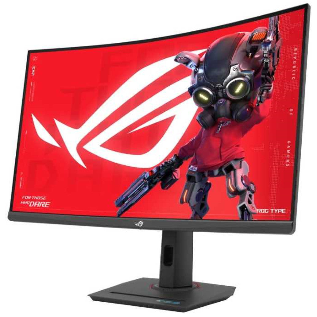 Monitor Asus 80 cm (31,5") XG32WCMS 2560x1440 Curved Gaming 280Hz Fast-VA 1ms HDMI DisplayPort USB-C 15W USB-C-Out HAS  DCI-P3-95% FreeSync Premium HDR400 ROG Strix