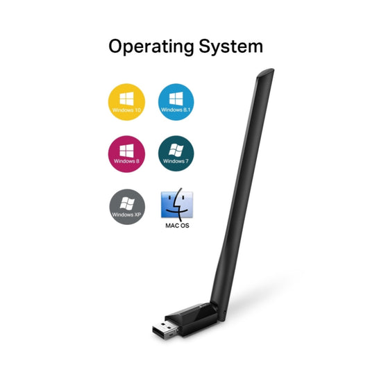 Brezžični mrežni adapter USB 2.0 TP-Link WiFi5 802.11ac AC600 600Mbit/s Dualband 1x antena (ARCHER T2U PLUS)
