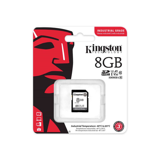 Spominska kartica SDHC 8GB Kingston Industrial 100MB/s/80MB/s U3 V30 UHS-I (SDIT/8GB)