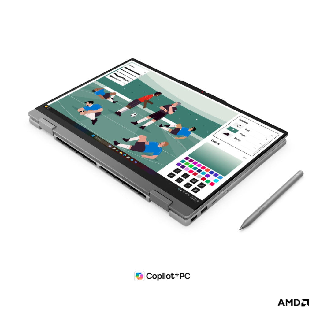 Prenosnik Lenovo 38,86 cm (15,3") IdeaPad 5 2-in-1 1920x1200 IPS na dotik 400nit Ryzen AI 7 445/16GB/512GB/BL/AI Chip: 50 TOPs/ALU/AMD Radeon 840M/Win11Home (83UM003GSC)