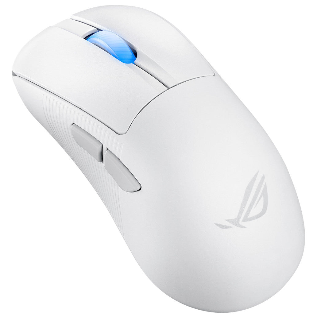 Miš Asus brezžična + Bluetooth USB-C Keris II Ace optična gaming AimPoint 4200DPI bela (90MP03N0-BMUA10)