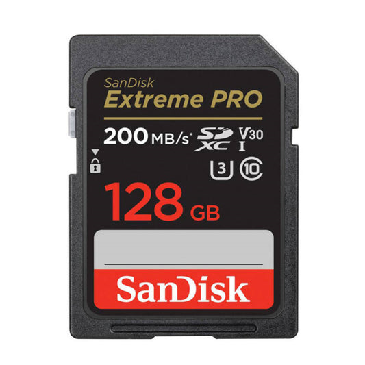 Spominska kartica SDXC 128GB Sandisk Extreme Extreme Pro 200MB/s/90MB/s U3 V30 UHS-I (SDSDXXD-128G-GN4IN)