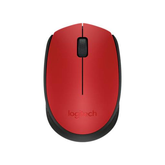 Miš Logitech brezžična optična za notesnike M171 rdeča nano (910-004641)