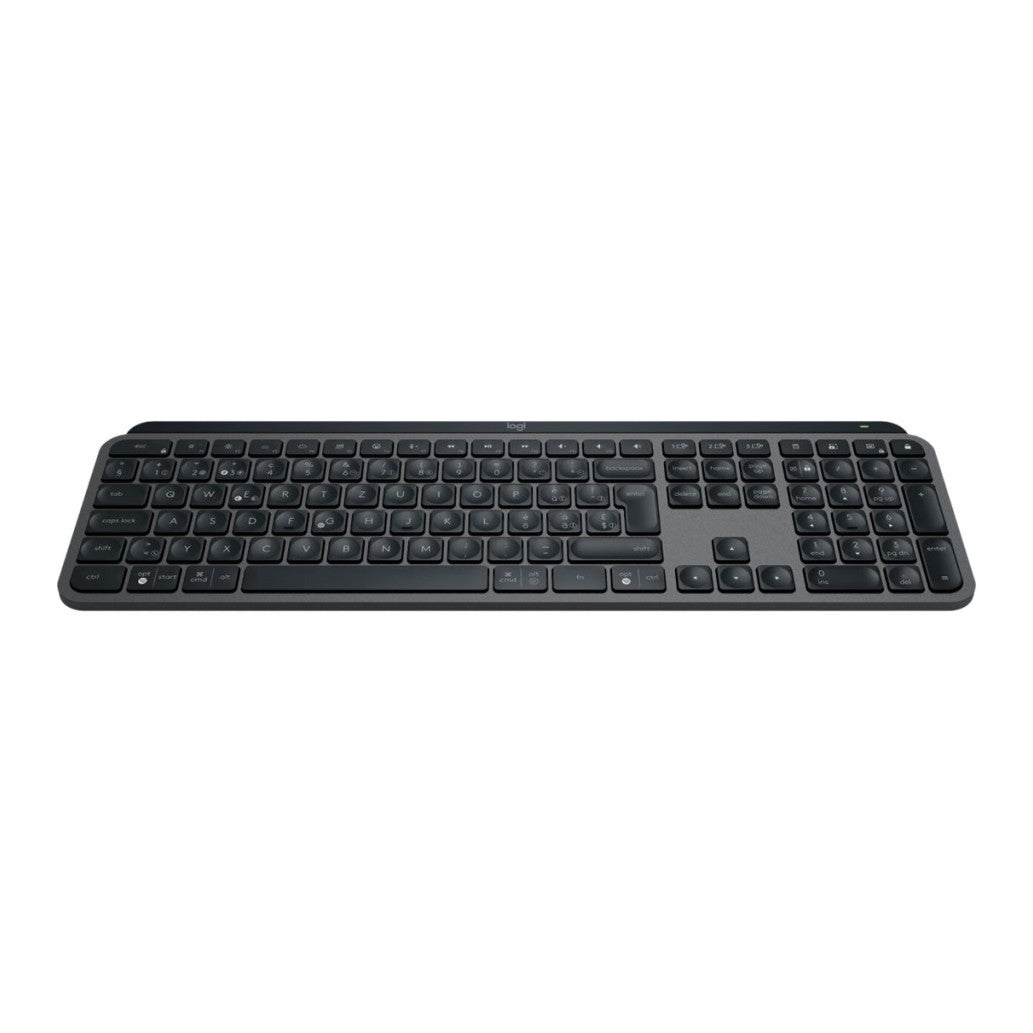 Tipkovnica brezžična Logitech MX Keys Graphite US international | črna (920-011587)