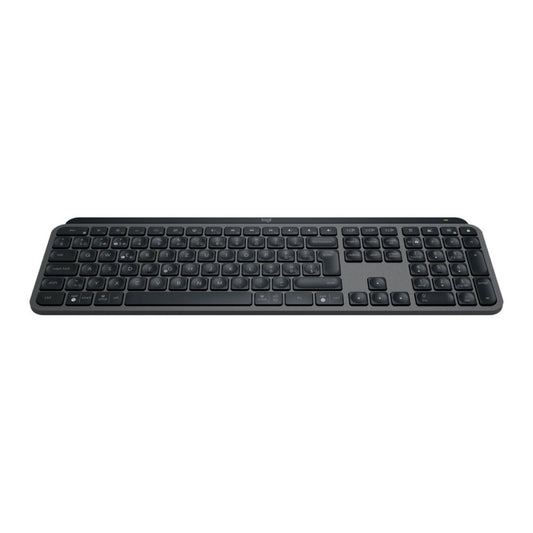 Tipkovnica brezžična Logitech MX Keys Graphite US international | črna (920-011587)