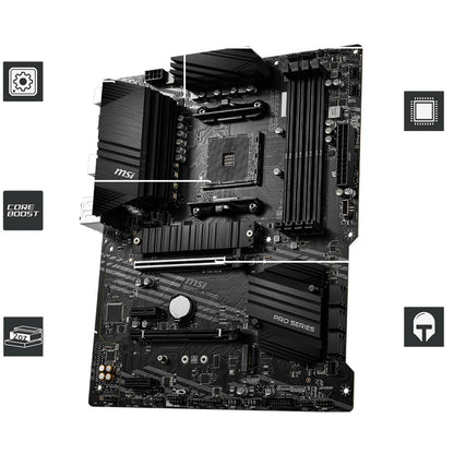Osnovna plošča AM4 MSI B550-A PRO ATX 1xHDMI 2.1 DisplayPort 1.4