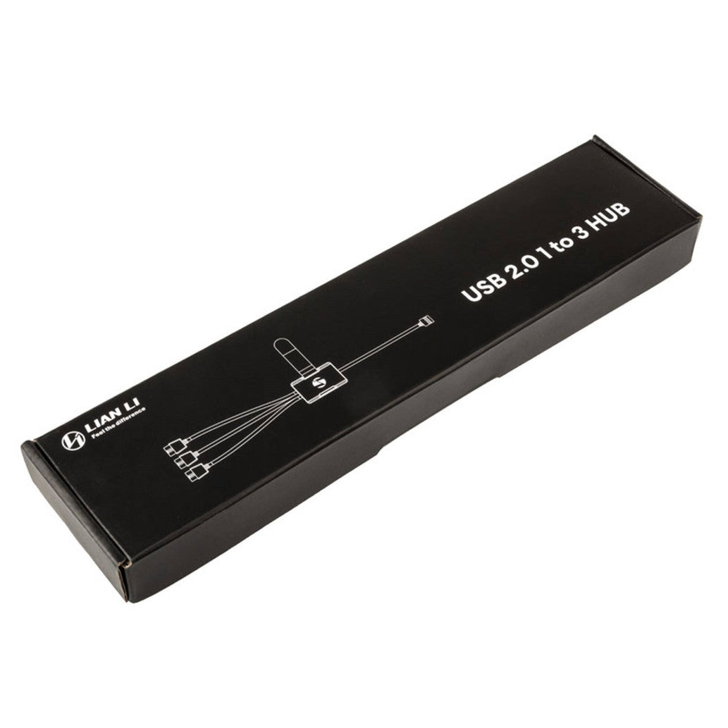 USB pretvornik Lian-Li PW-U2HB 1 USB na 3 USB črna