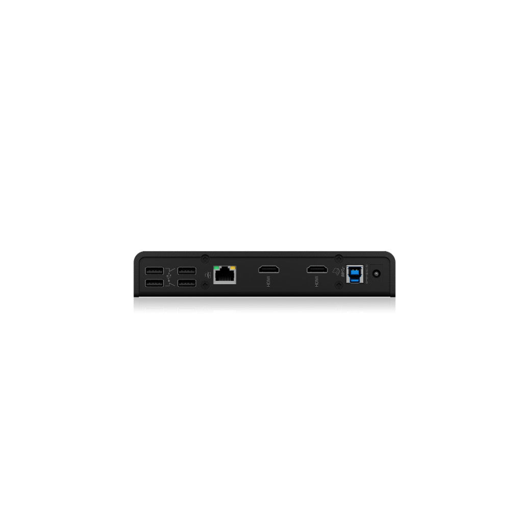 Priklopna postaja USB-C/A => 2x USB 3.0 tip A 4x USB 2.0 tip A 2x HDMI 1x RJ45 1x 3,5mm audio Icybox + napajlnik priložen (IB-DK2251AC)