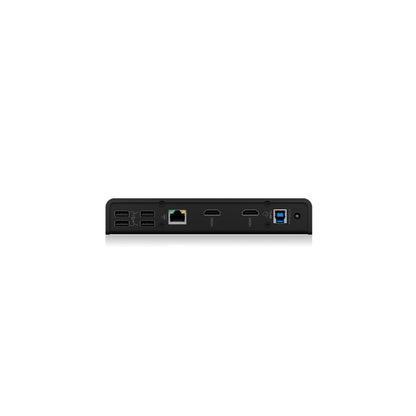 Priklopna postaja USB-C/A => 2x USB 3.0 tip A 4x USB 2.0 tip A 2x HDMI 1x RJ45 1x 3,5mm audio Icybox + napajlnik priložen (IB-DK2251AC)