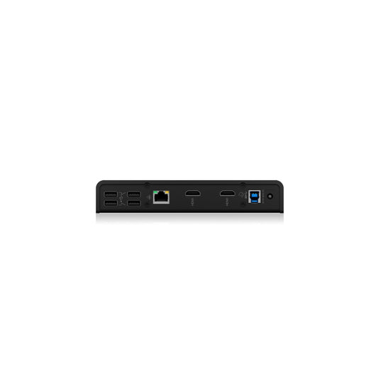 Priklopna postaja USB-C/A => 2x USB 3.0 tip A 4x USB 2.0 tip A 2x HDMI 1x RJ45 1x 3,5mm audio Icybox + napajlnik priložen (IB-DK2251AC)