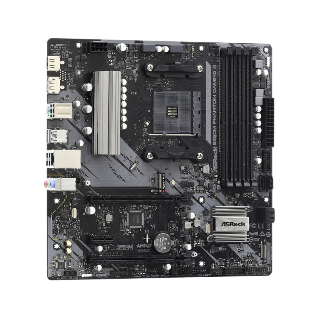 Osnovna plošča AM4 Asrock B550M Phantom Gaming 4 microATX 1xHDMI 1xDisplayPort