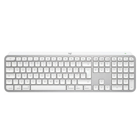 Tipkovnica Bluetooth + USB Logitech MX Keys S for MAC SLO | SLO gravura Pale Grey (920-011638)