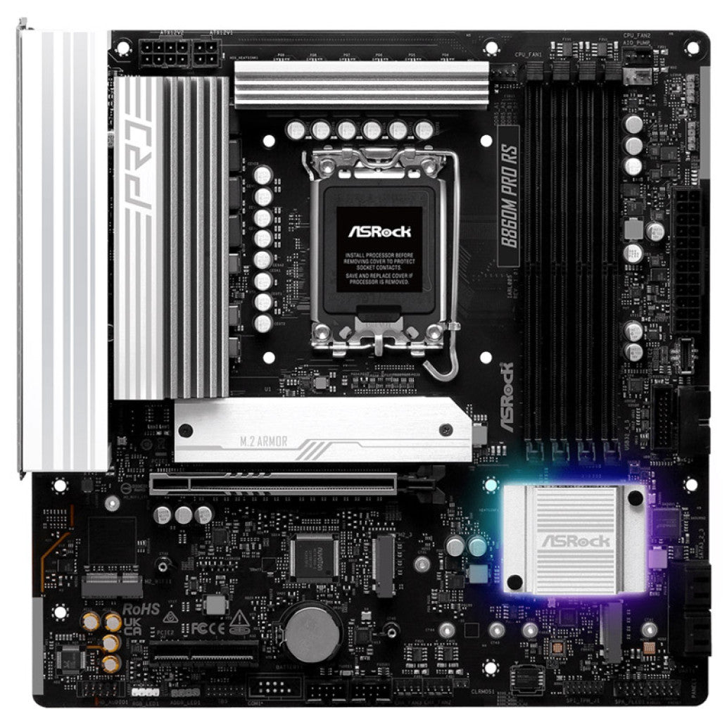 Osnovna plošča LGA1851 Asrock PRO RS microATX HDMI DisplayPort