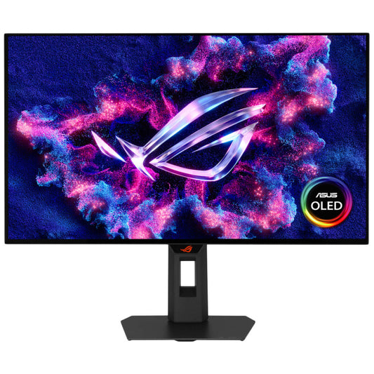 Monitor Asus 68,6 cm (27,0") XG27AQWMG 2560x1440 Gaming 280Hz OLED 0,03ms 2xHDMI DisplayPort 2xUSB3.2 HAS  DCI-P3-99% FreeSync Premium PRO G-Sync Compatible HDR10 ROG Strix