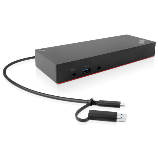 Priklopna postaja USB-C/A => Lenovo ThinkPad Hybrid 2xHDMI 2xDisplayPort 2xUSB3.2 Gen2 2xUSB2.0 1xUSB-C 1xRJ45 - (40AF0135EU)