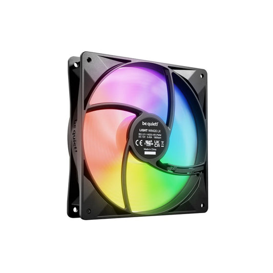 Ventilator be quiet! Light Wings LX High Speed 140mm črna RGB