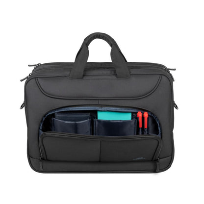 Torba za notesnik 39,6 cm (15,6″) RivaCase 8432 - prostorna črna (8432 BLACK)