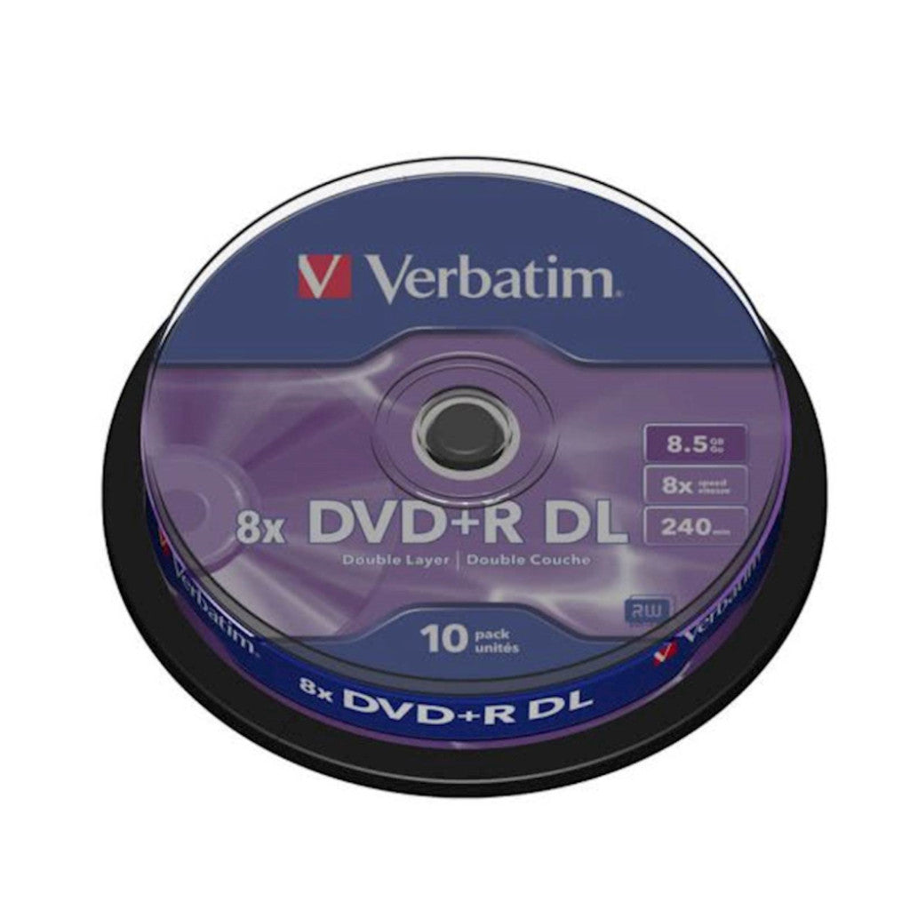 MEDIJ 8,5 DVD+R9 DL 8x Verbatim 10cake 43666