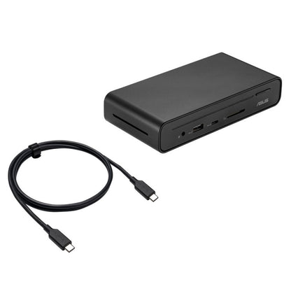 Priklopna postaja USB-C => Asus DC301 1xHDMI 2xDisplayPort 3xUSB3.2 USB-C 90W 1xLAN čitalec kartic SD/microSD 1x3,5mm ()