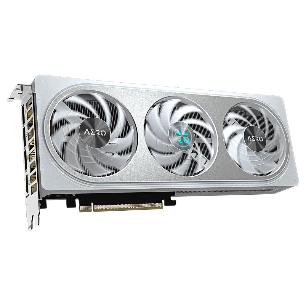Grafična kartica nVidia RTX5060Ti GigaByte AERO OC bela - 8GB GDDR7 (GV-N506TAERO OC-8GD)