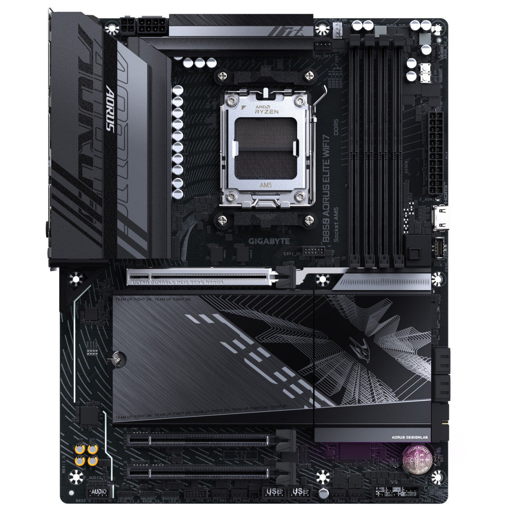 Osnovna plošča AM5 GigaByte B850 AORUS ELITE WiFi7 ATX 1xHDMI 1.4 1xDisplayPort 1.4